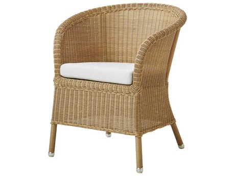 Cane Line Outdoor Derby Natural Wicker Dining Arm Chair