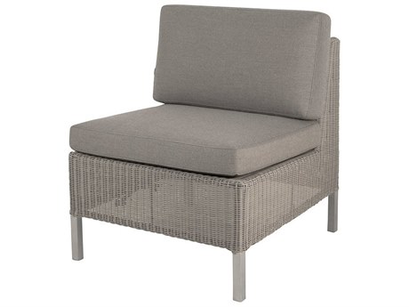 Cane Line Outdoor Connect Taupe Wicker Modular Lounge Chair