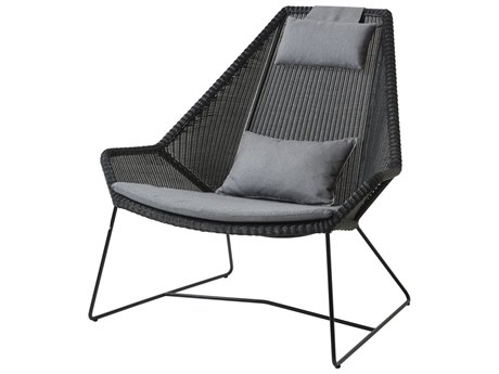 Cane Line Outdoor Breeze Aluminum High Back Lounge Chair