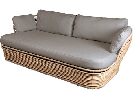 Cane Line Outdoor Basket Wicker Sofa