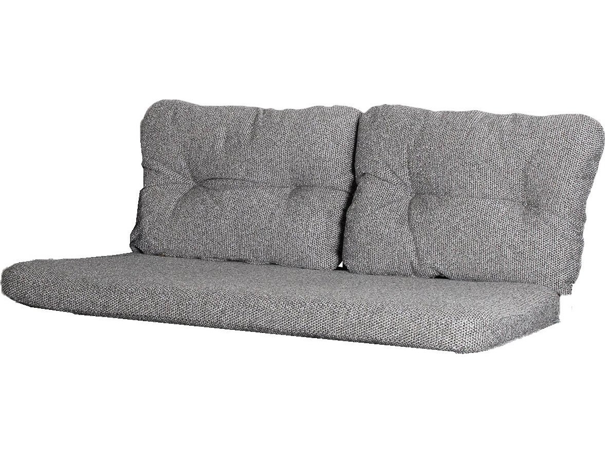 Cane Line Outdoor Ocean Left/Right Arm Sofa Set Replacement Cushions in Dark Grey CNO5526YN115