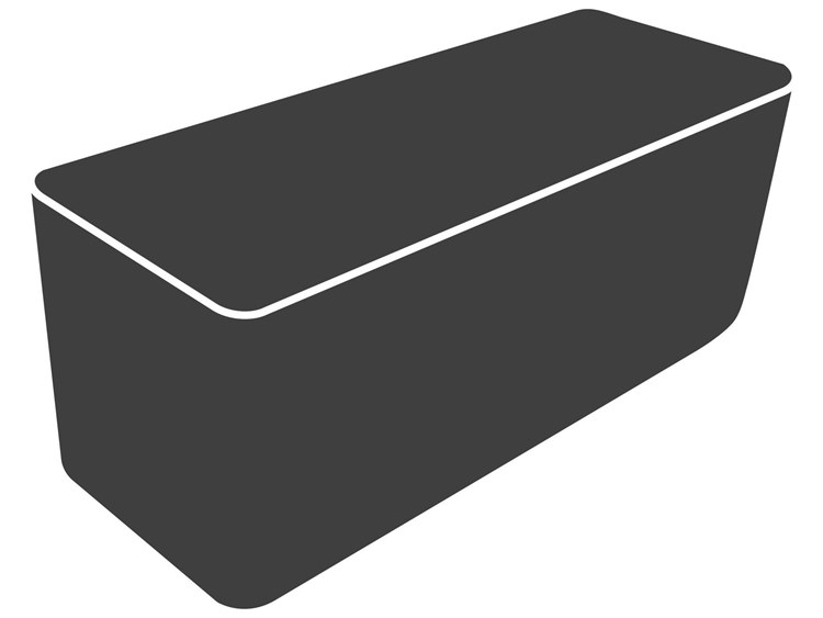 Cane Line Outdoor Drop Black Kitchen without Teak Wall