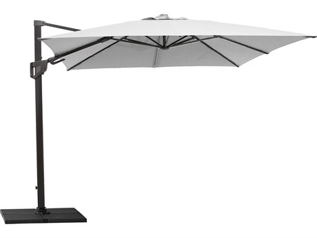 Cane Line Outdoor Parasol Hyde Luxe Aluminum 9.8 Foot Wide Square Tilt Umbrella