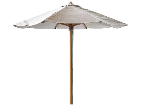 Cane Line Outdoor Parasol Mud Teak 64'' Octagon Pulley CNO58240TY507