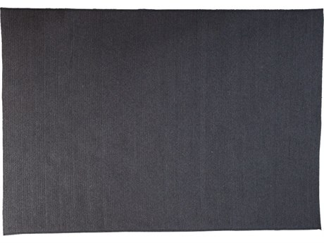 Cane Line Outdoor Circle Dark Grey Soft Rope 94''W x 67''D Rectangular Carpet