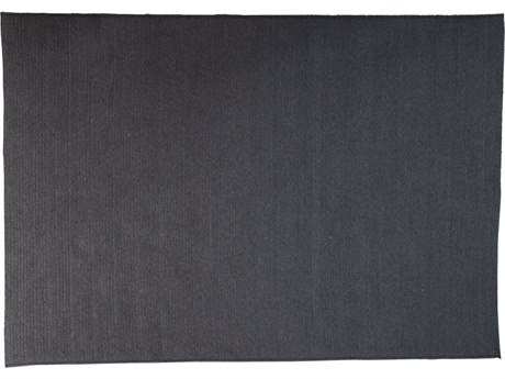 Cane Line Outdoor Circle Dark Grey Soft Rope 118''W x 78''D Rectangular Carpet