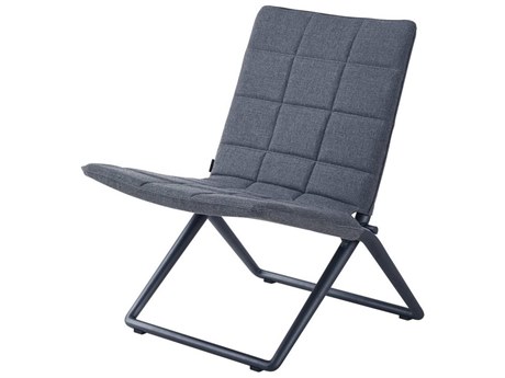Cane Line Outdoor Traveller Aluminum Cushion Folding Lounge Chair