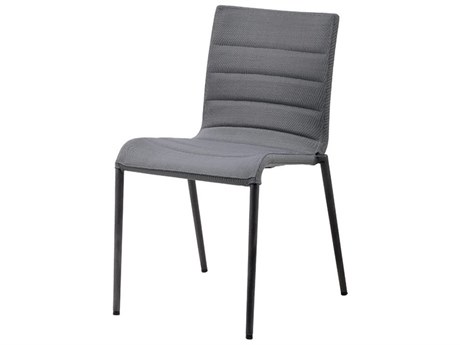 Cane Line Outdoor Core Aluminum Cushion Stackable Dining Side Chair