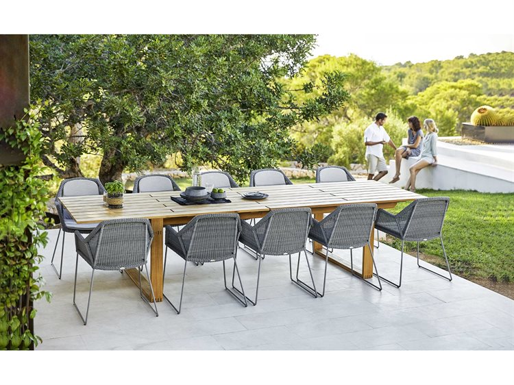 Cane Line Outdoor Breeze Aluminum Wicker Dining Set