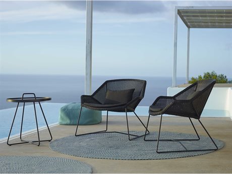 Cane Line Outdoor Breeze Aluminum Wicker Lounge Set