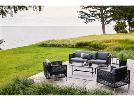 Cane Line Outdoor Connect Wicker Lounge Set