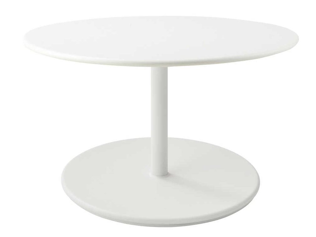 Cane Line Outdoor White 31 Wide Aluminum Round Coffee Table Cnop065aw5044aw - Aluminum Round Coffee Table Cane Line Outdoor White 31 Wide Aluminum Round Coffee Table Cnop065aw5044aw - Aluminum Round Coffee Table