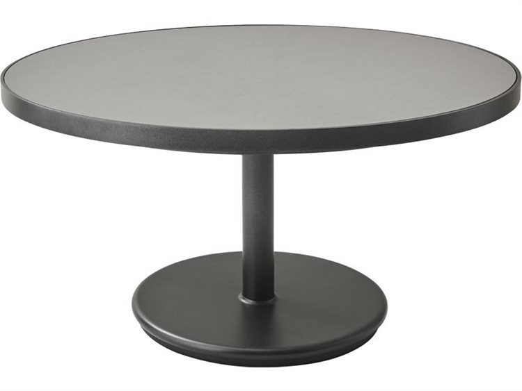 Cane Line Outdoor Lava Grey And Light 29 Wide Aluminum Round Coffee Table P072altii 5043al - Aluminum Round Coffee Table Cane Line Outdoor Lava Grey And Light 29 Wide Aluminum Round Coffee Table P072altii 5043al - Aluminum Round Coffee Table