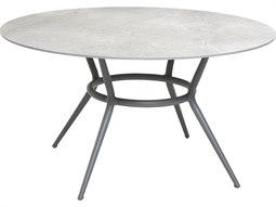 Cane Line Outdoor Joy Aluminum 56''Wide Round Dining Table