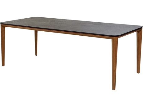 Cane Line Outdoor Aspect Teak 82.70''W x 39.40''D Rectangular Dining Table