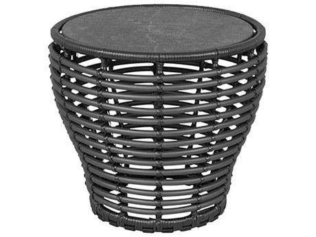 Cane Line Outdoor Basket Wicker Small 17'' Round Coffee Table