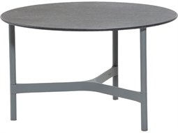 Cane Line Outdoor Twist Aluminum 27''Wide Round Coffee Table