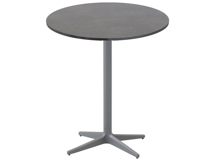 Cane Line Outdoor Drop Aluminum 27''Wide Round Bistro Table