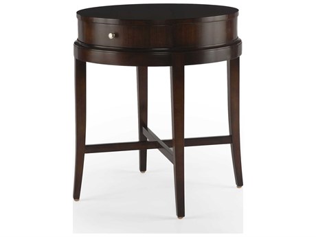 Century Furniture Tribeca Round Wood End Table