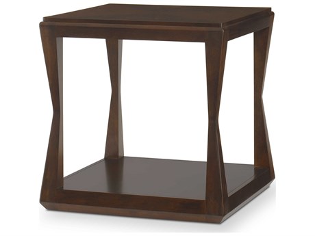 Century Furniture Paragon Club Square Wood End Table