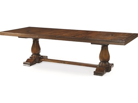 Century Furniture Marbella And Chateau Lyon Extendable Rectangular Wood Dining Table