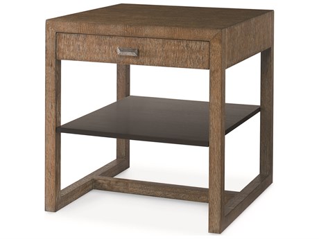 Century Furniture Mesa Square Wood Napa Melange End Table