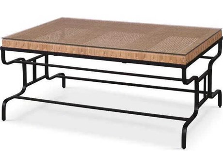 Century Furniture Thomas Obrien Rectangular Glass Coffee Table
