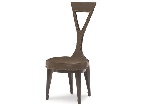 Century Furniture Thomas Obrien Brown Leather Accent Chair