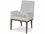 Century Furniture Citation Marten Walnut Wood Beige Fabric Upholstered Arm Dining Chair  CNTB1H532