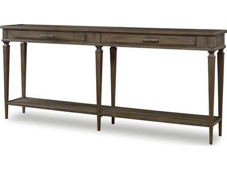 Century Furniture Camden Brown Rustic Console Table