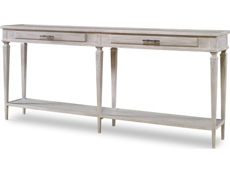 Century Furniture Camden White Rustic Console Table
