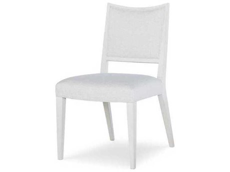Century Furniture Corso White Upholstered Side Dining Chair