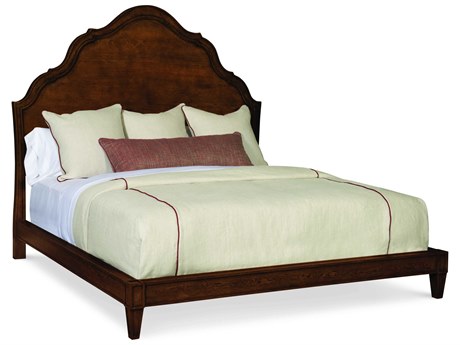 Century Furniture Casa Bella Sierra Brown Oak Wood King Platform Bed