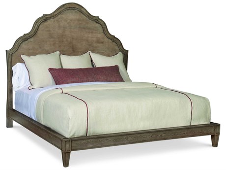 Century Furniture Casa Bella Timber Grey Brown Oak Wood King Platform Bed