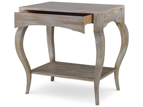Century Furniture 1-Drawer Oak Wood Nightstand