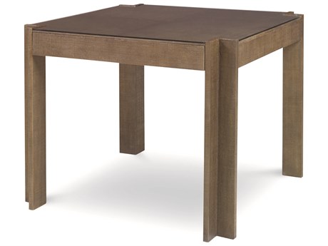 Century Furniture Brown Rattan Game Table