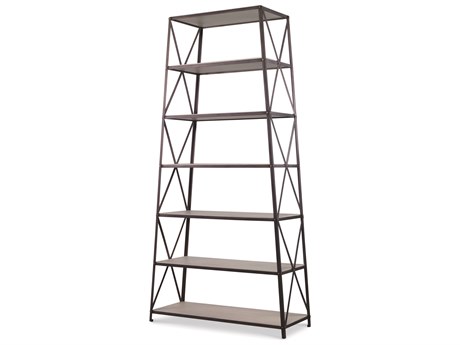 Century Furniture Ivory / Gunmetal Archive Etagere