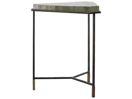 Century Furniture Compositions Glass Bronze End Table