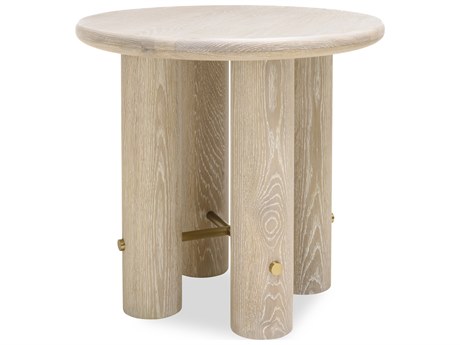 Century Furniture Cadence Round Wood End Table