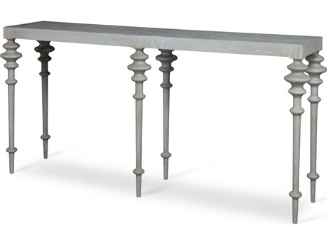 Century Furniture Cadence Rectangular Wood Sand Cerused Console Table