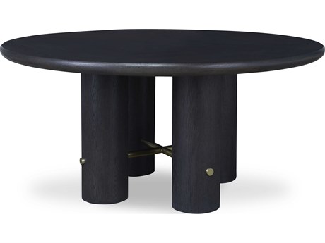 Century Furniture Cadence Round Wood Mocha Dining Table