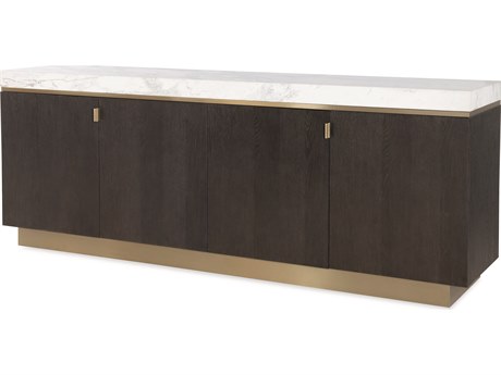 Century Furniture Cadence 90" Oak Wood Mocha Sideboard