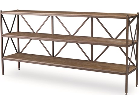 Century Furniture Details Occasional Rectangular Wood Desert Console Table