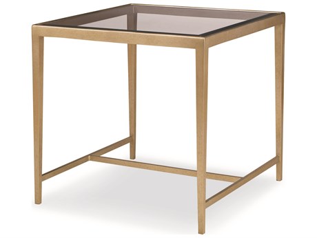 Century Furniture Details Occasional Square Glass End Table