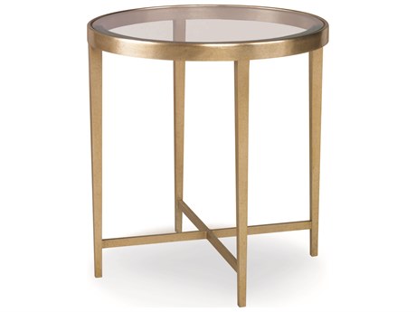 Century Furniture Details Occasional Round Glass End Table