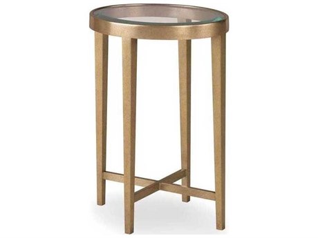 Century Furniture Details Occasional Oval Glass End Table