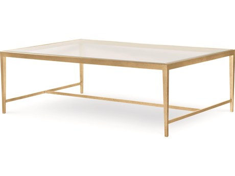 Century Furniture Details Occasional Rectangular Glass Coffee Table