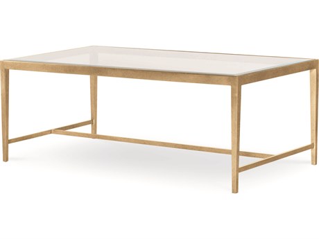 Century Furniture Details Occasional Rectangular Glass Coffee Table