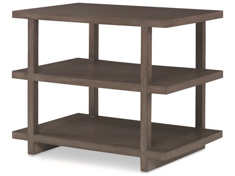 Century Furniture Curate Rectangular Wood Mink End Table