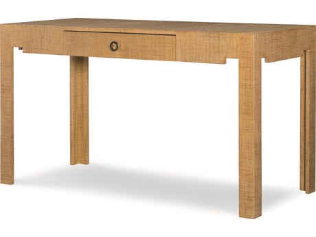 Century Furniture Curate Sand Brown Mahogany Wood Secretary Desk